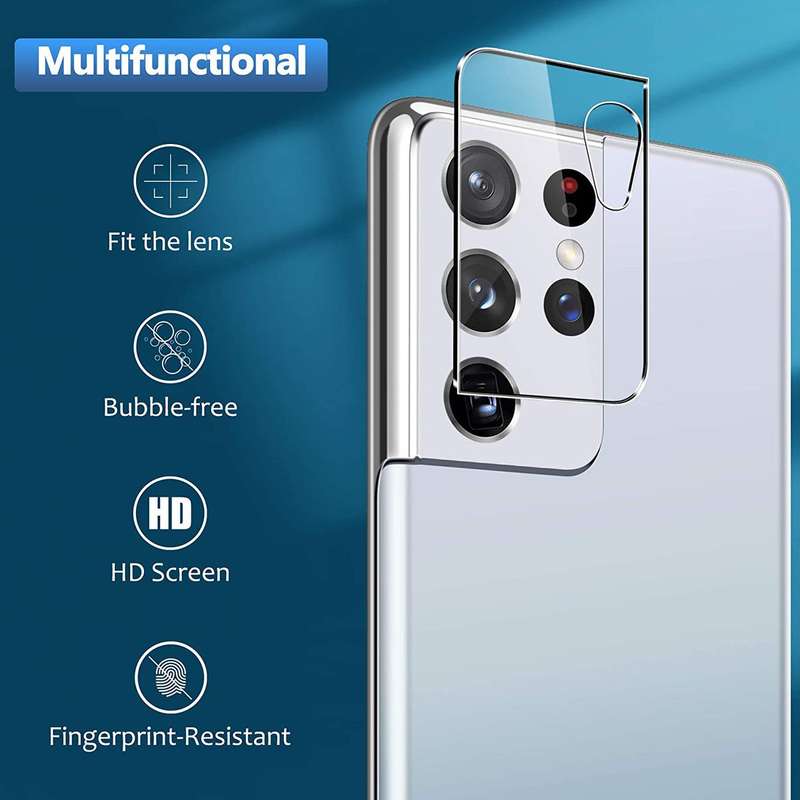 CellTime Tempered Glass Protector for Galaxy S21 Ultra Camera Lens
