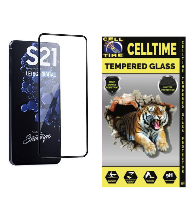 CellTime Full Tempered Glass Screen Guard for Galaxy S21