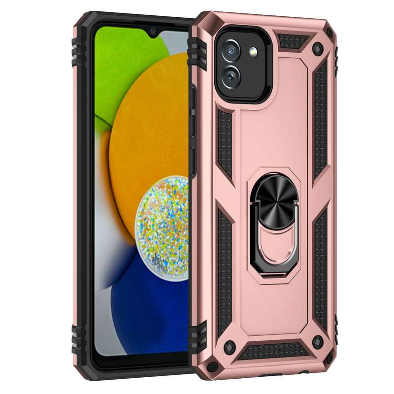 Sergeant Armor Shockproof Kickstand Cover for Galaxy A03