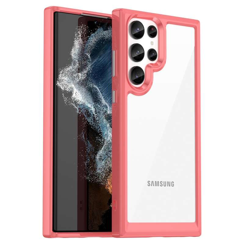 Candy Clear Shockproof Cover for Galaxy S23 Ultra