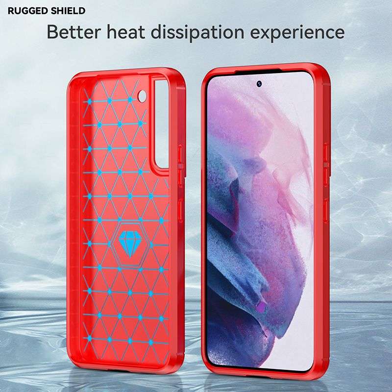 Carbon Fiber Design Cover for Galaxy S23 Plus Shockproof Case