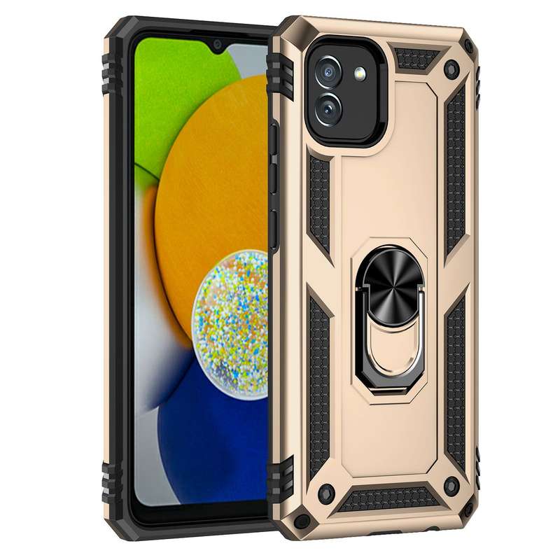 Sergeant Armor Shockproof Kickstand Cover for Galaxy A03