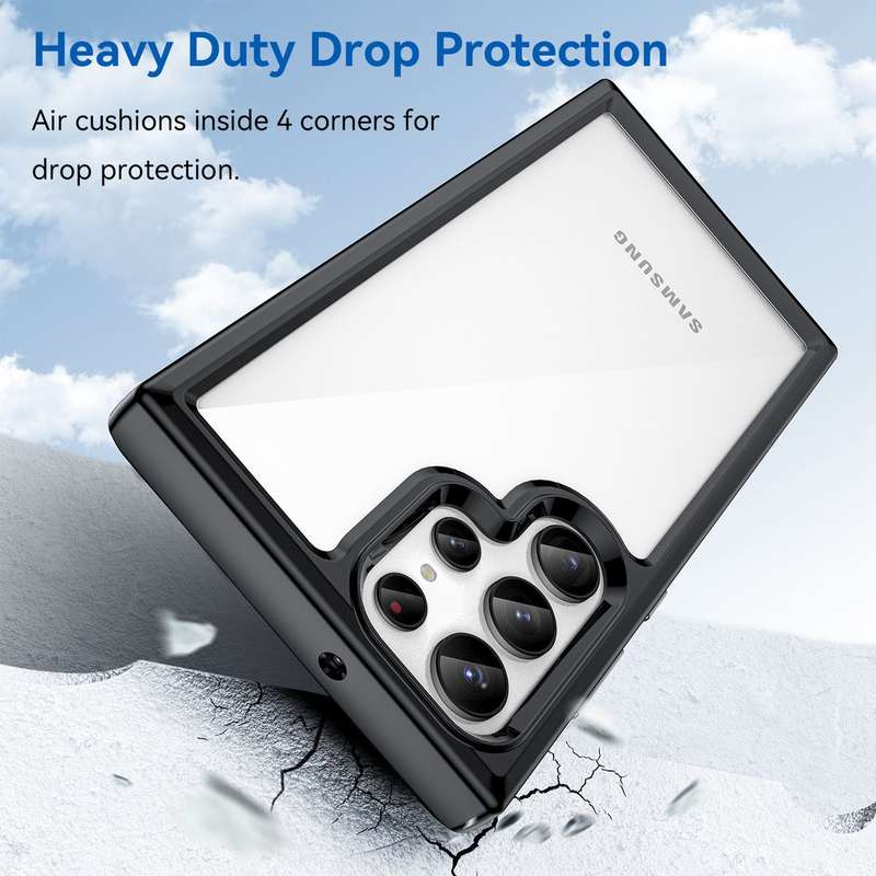 Candy Clear Shockproof Cover for Galaxy S23 Ultra