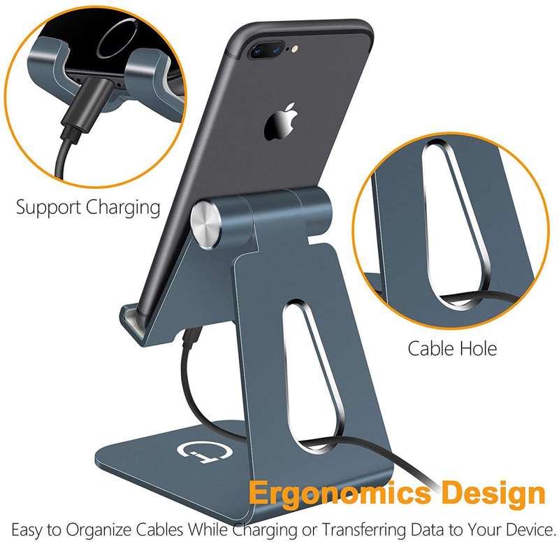 Adjustable Mini Multi-Angle Aluminium Smartphone & Tablet Stand