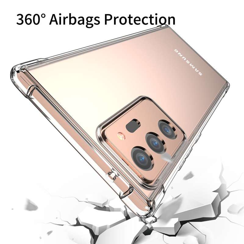 CellTime Galaxy Note 20 Ultra 5G Clear Shock Resistant Armor Cover