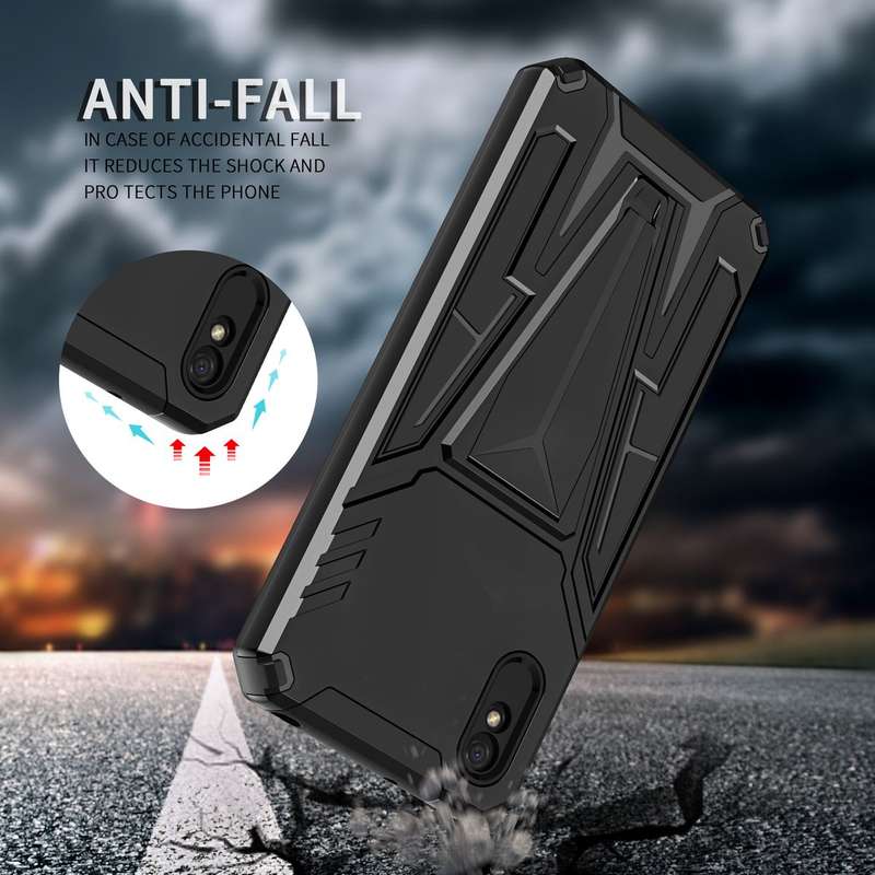 CellTime V-Armor Shockproof Kickstand Cover for Redmi 9A