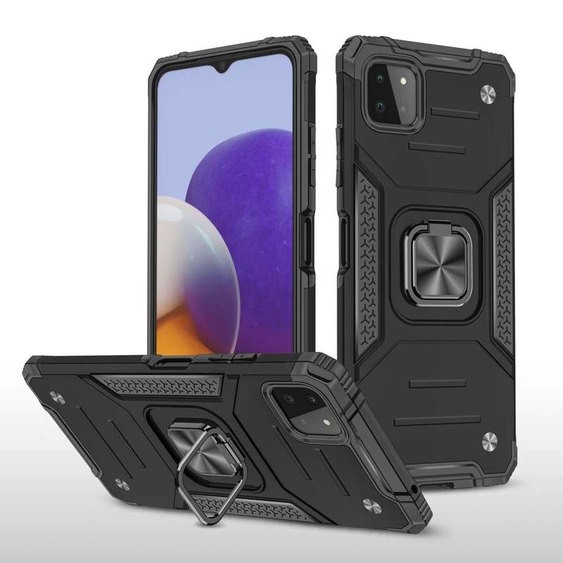 CellTime Galaxy A22 5G Shockproof Kemeng Armor Kickstand Cover