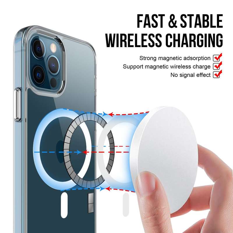 CellTime iPhone 12 Pro Max Clear Shockproof Cover with MagSafe