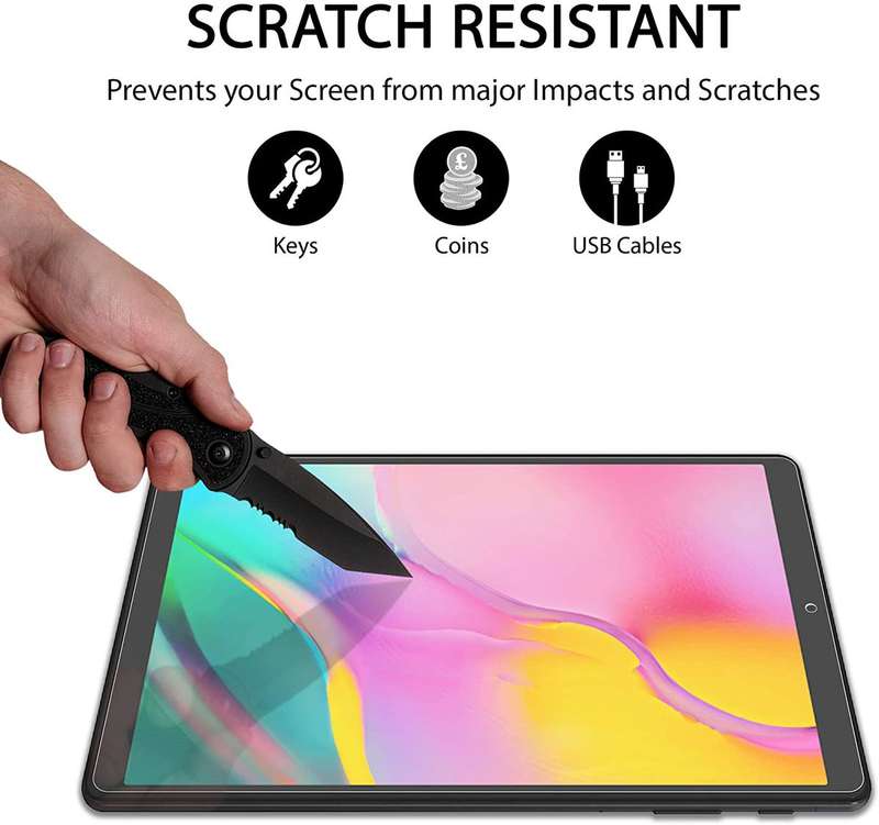 CellTime Tempered Glass Screen Guard for Galaxy Tab A 2019 (10.1") (T515)