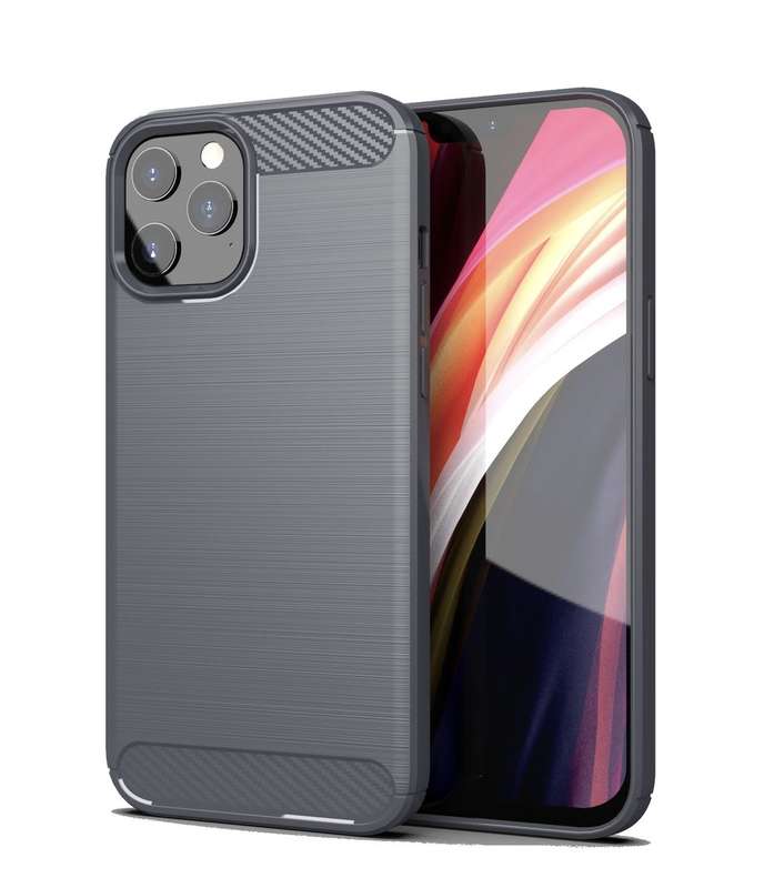 CellTime iPhone 12 Pro Max Shockproof Carbon Fiber Design Cover