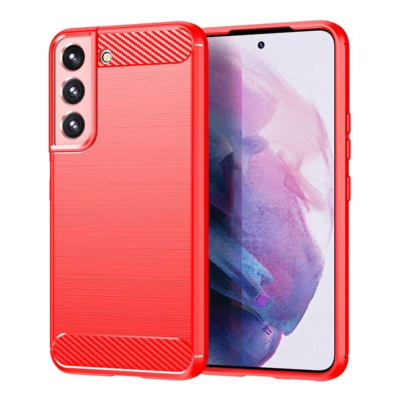 Carbon Fiber Design Cover for Galaxy S23 Plus Shockproof Case