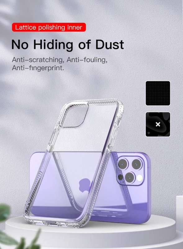 CellTime iPhone 12 / 12 Pro Shockproof Transparent Impact-Shell Cover