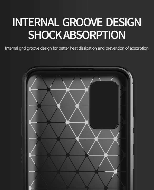 CellTime Galaxy A02s Shockproof Carbon Fiber Design Cover