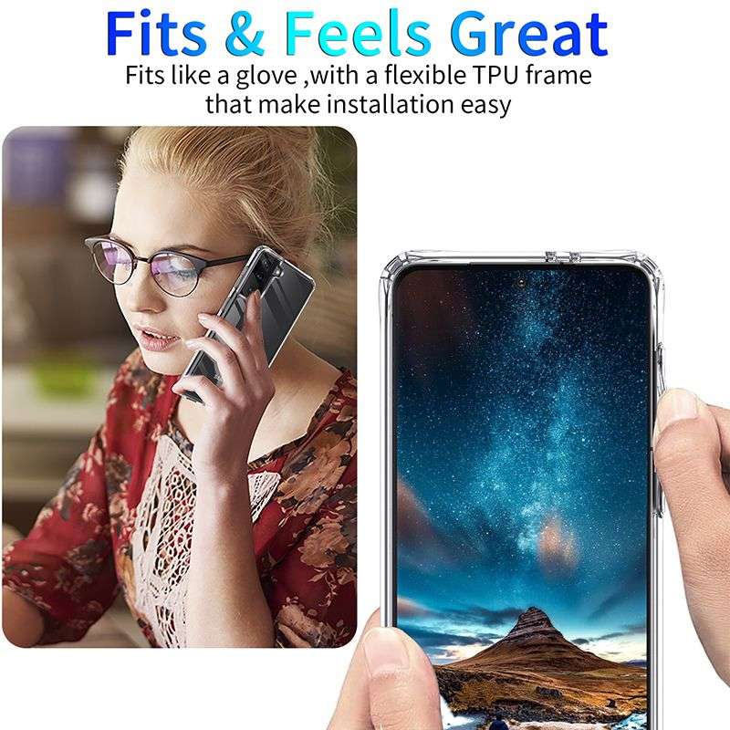 CellTime Galaxy S21 Shockproof Clear Cover