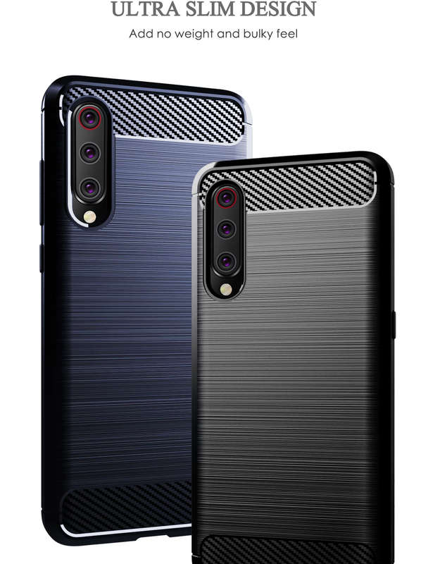 CellTime Xiaomi Redmi Note 8 Shockproof Carbon Fiber Design Cover
