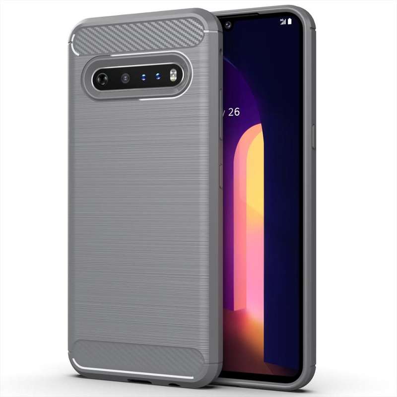 CellTime LG V60 ThinQ Shockproof Carbon Fiber Design Cover