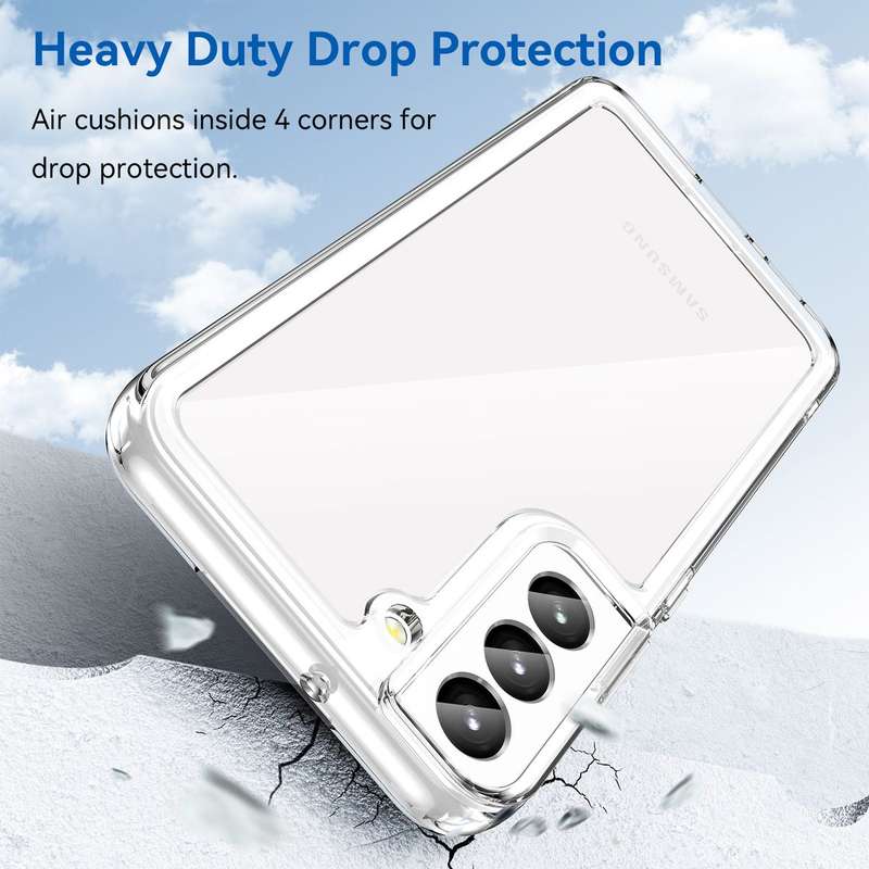 Candy Clear Shockproof Cover for Galaxy S23 Plus