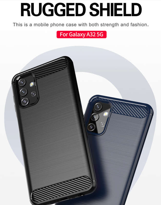 CellTime Galaxy A32 5G Shockproof Carbon Fiber Design Cover