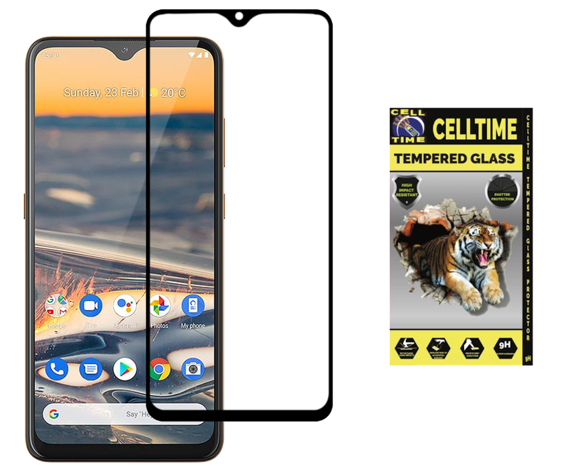 CellTime Full Tempered Glass Screen Guard for Nokia 5.3