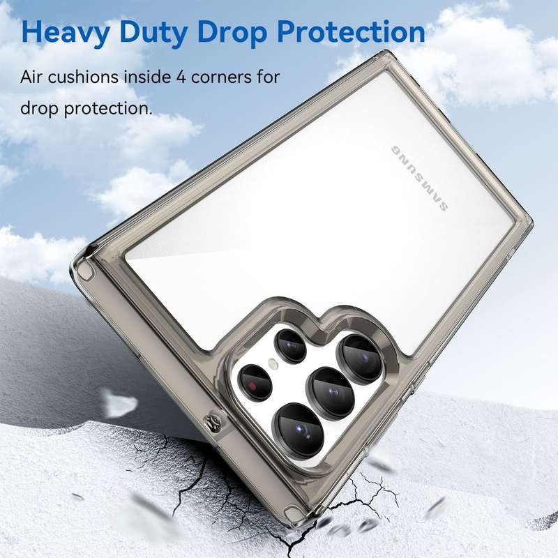 Candy Clear Shockproof Cover for Galaxy S23 Ultra