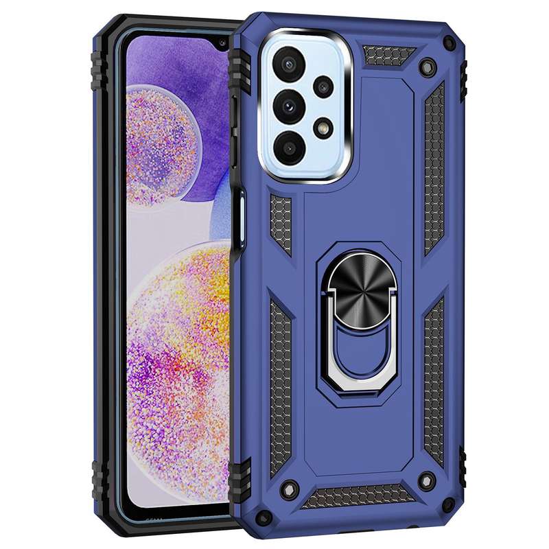 Sergeant Armor Shockproof Kickstand Cover for Galaxy A23 4G