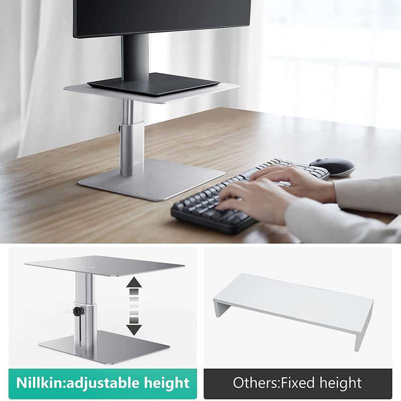 Nillkin HighDesk Adjustable Ergonomic Aluminium Monitor Riser Stand