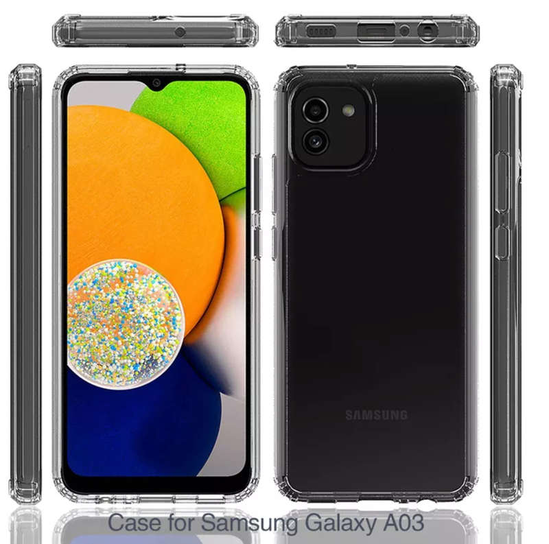 Shockproof Clear Cover for Galaxy A03