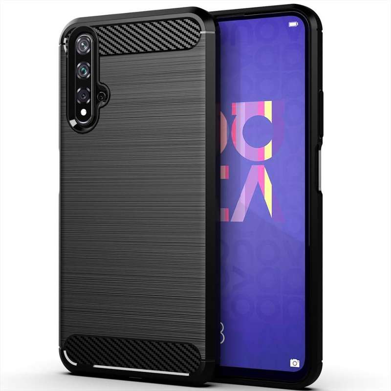 CellTime Huawei Nova 5T Shockproof Carbon Fiber Design Cover