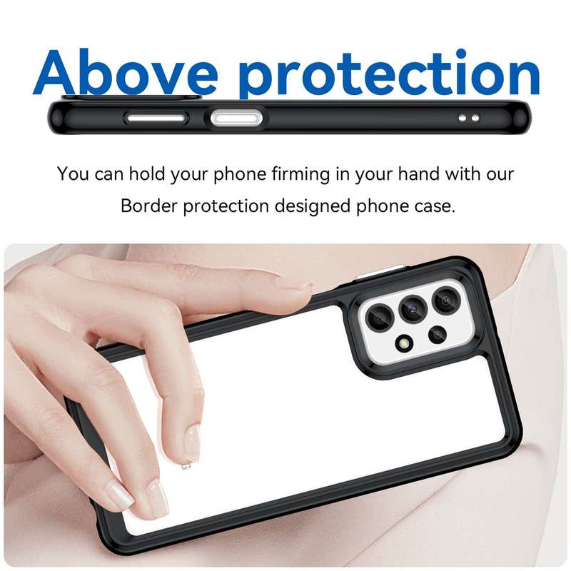 Candy Clear Shockproof Cover for Galaxy A23
