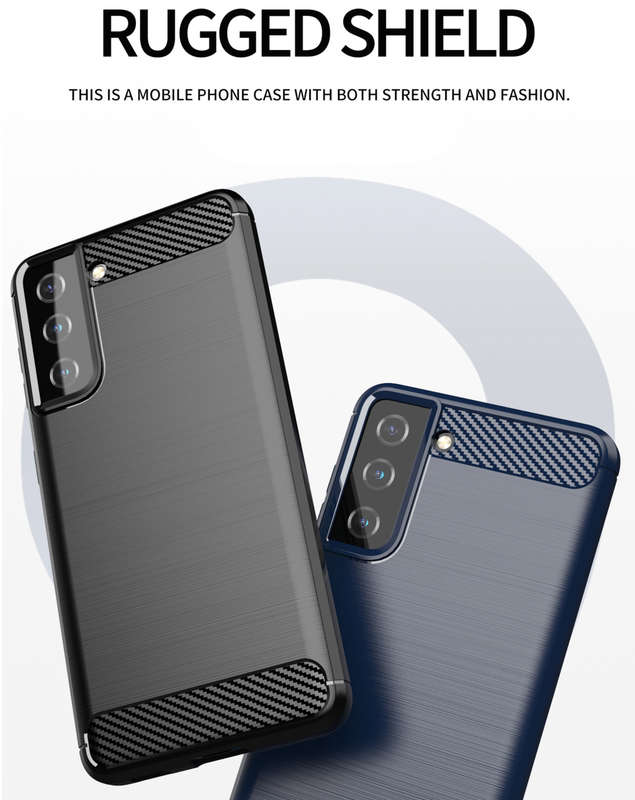 CellTime Galaxy S21 Plus Shockproof Carbon Fiber Design Cover