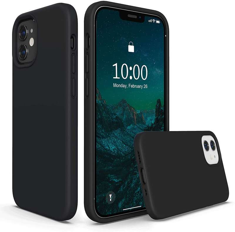 CellTime iPhone 12 Mini Shockproof Thickened Design Silicone Case with Soft Feel