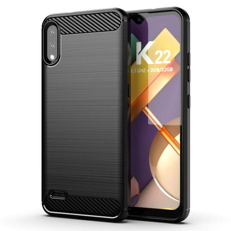 CellTime LG K22 Shockproof Carbon Fiber Design Cover