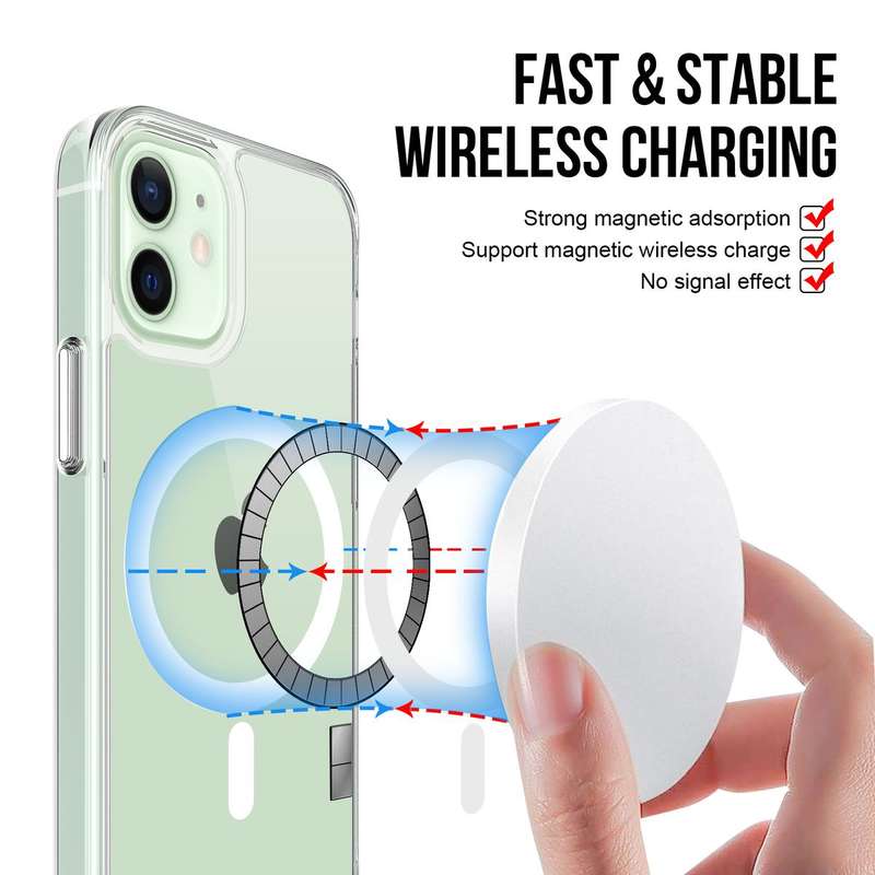 CellTime iPhone 12 Mini Clear Shockproof Cover with MagSafe