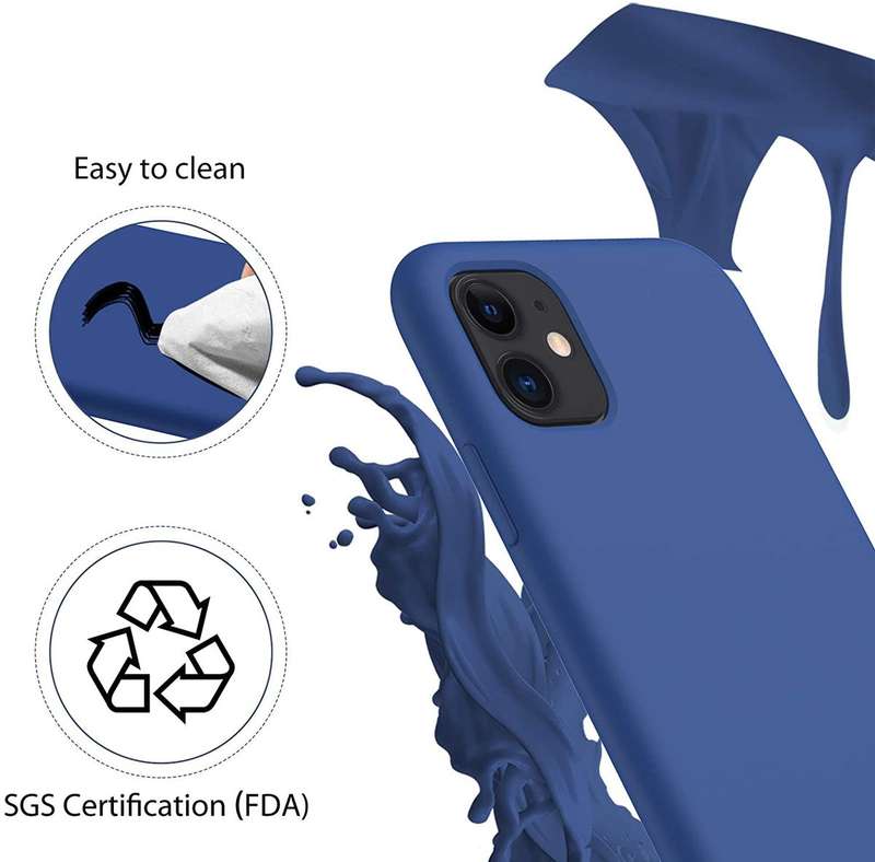 CellTime iPhone 11 Pro Shockproof Silicone Cover Soft Feel - Open Bottom