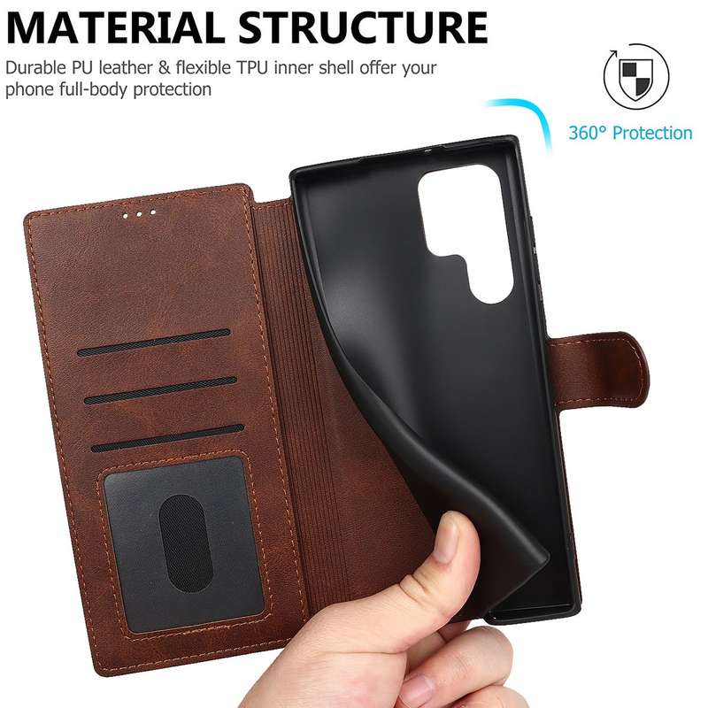 CellTime Galaxy S22 Ultra Flip Cover with Card Slots
