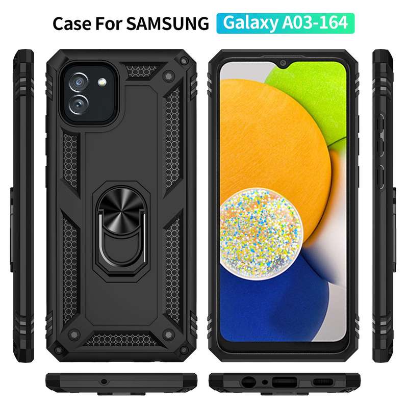 Sergeant Armor Shockproof Kickstand Cover for Galaxy A03