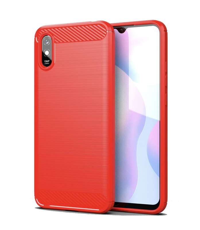CellTime Xiaomi Redmi 9A Shockproof Carbon Fiber Design Cover