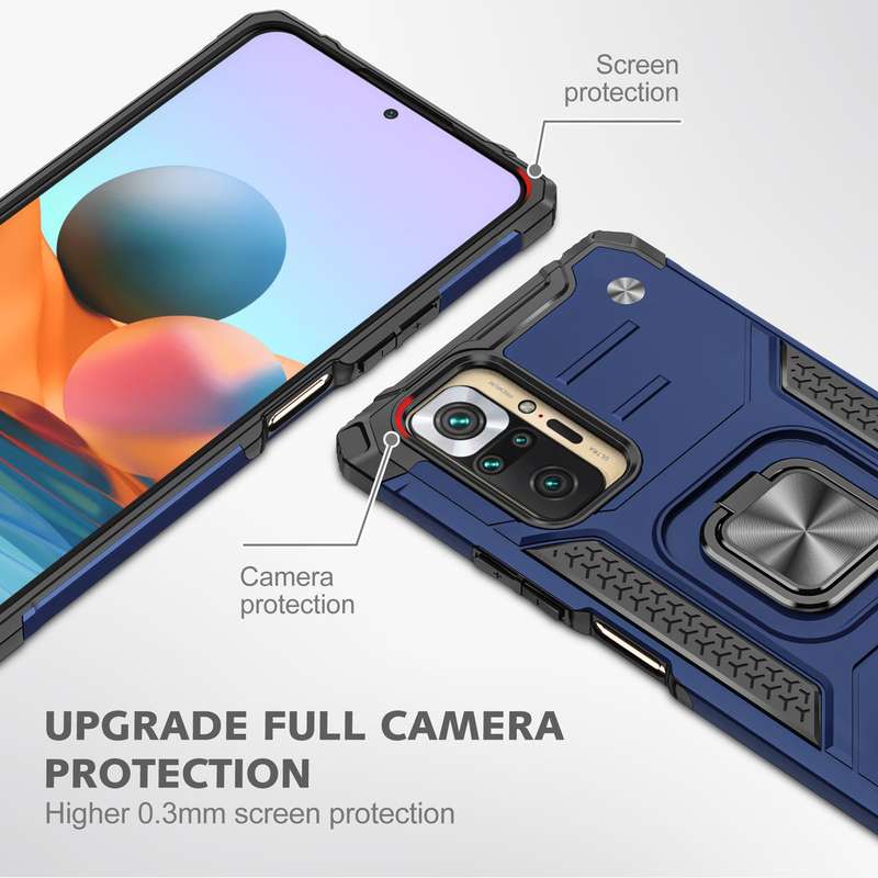CellTime Redmi Note 10 Pro Shockproof Kemeng Armor Kickstand Cover