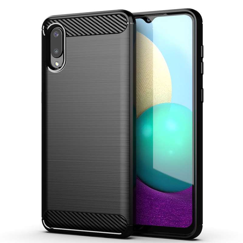 CellTime Galaxy A02 Shockproof Carbon Fiber Design Cover