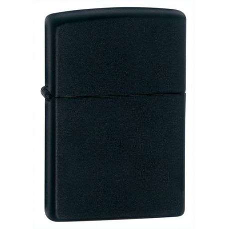Zippo Lighter - Black Matt Plain - ZP218