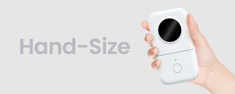 Weighing just 153g, Phomemo D30 Bluetooth label maker fits in the palm of your hand.