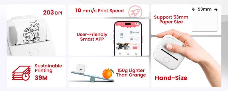 Phomemo T02 Inkless Mini Printer
