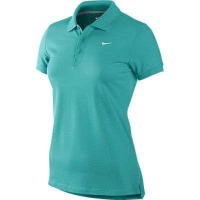 Nike Club Pique Polo Turq/White - Large