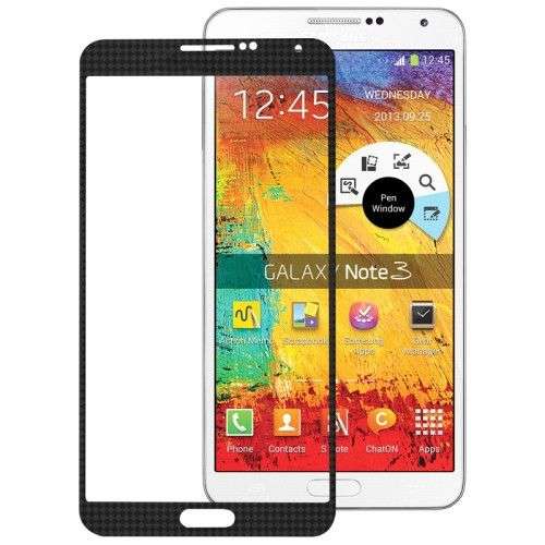 High Quality Front Screen Outer Glass Lens for Samsung Galaxy Note III / N9000 (Black)