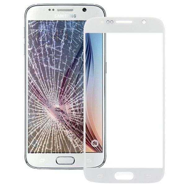 iPartsBuy Front Screen Outer Glass Lens for Samsung Galaxy S6 / G920(White)