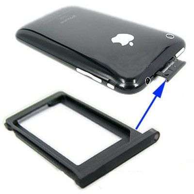 Sim Card Tray Holder for iPhone 3G, iPhone 3GS (Black) , OEM version