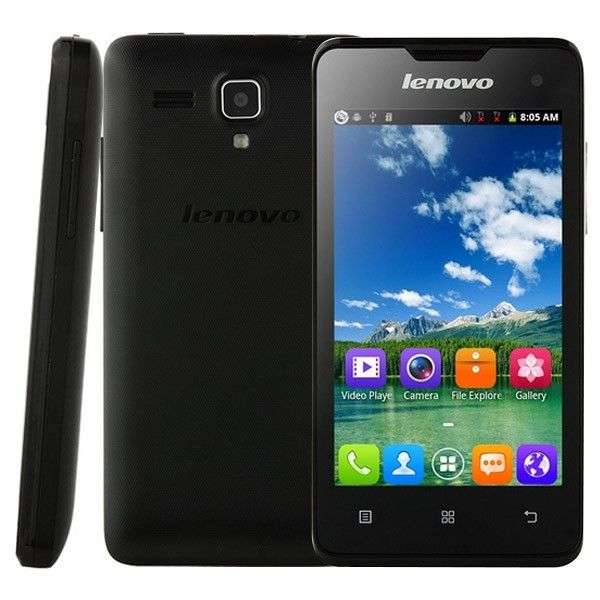 Lenovo A396 3G Network Smart Phone, 4.0 inch SC7730 Quad Core 1.2GHz(Black)
