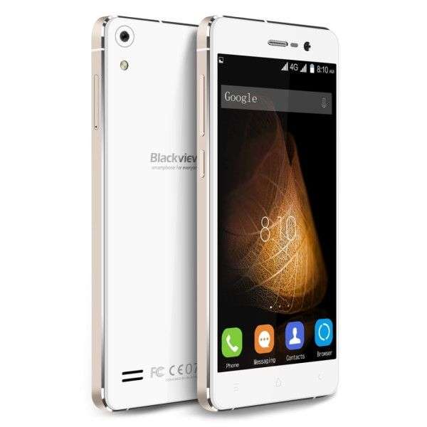 Blackview Omega Pro 16GB, Network: 4G, 5 inch Android 5.1 MTK6753 Octa Core 1.5GHz, RAM:3GB(White)