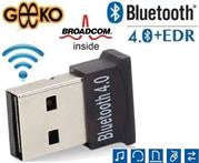 Geeko Ultra-Mini Bluetooth V4.0+EDR USB Class 2 Dongle - Broadcom BCM20702 Chipset