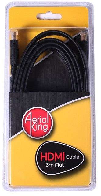 Aerial King HDMI Cable 3m - Black